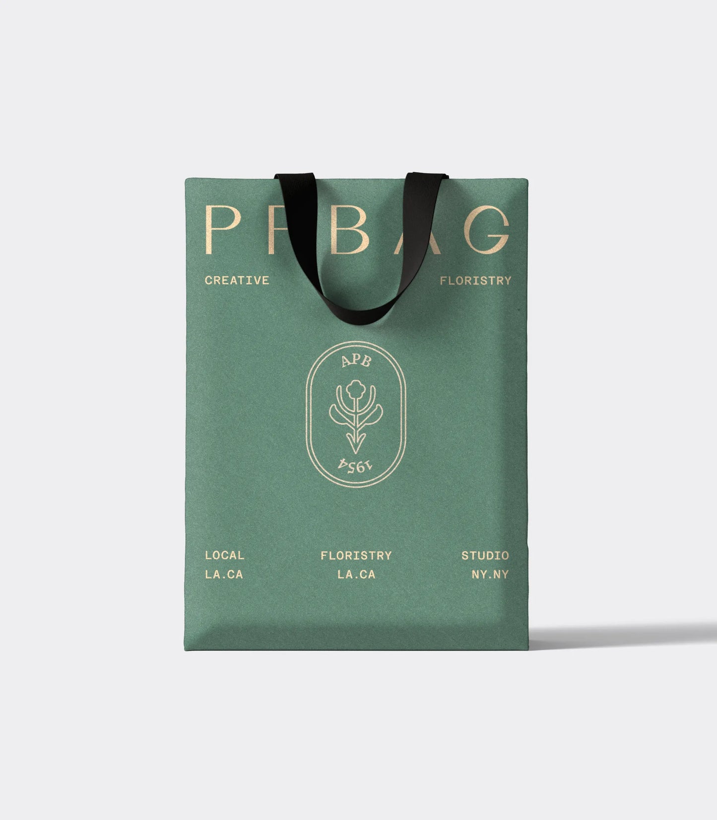 Sophisticated Ribbon Handle Gift Bag