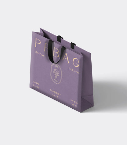 Deluxe Gift Bag with Ribbon Handles
