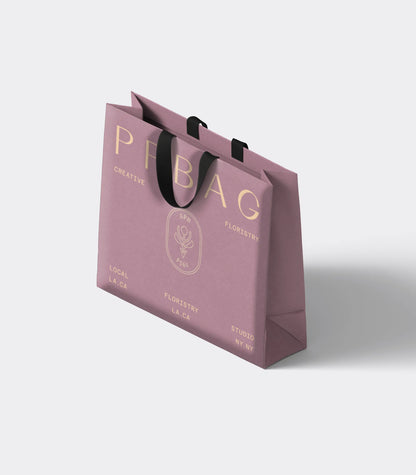 Deluxe Gift Bag with Ribbon Handles