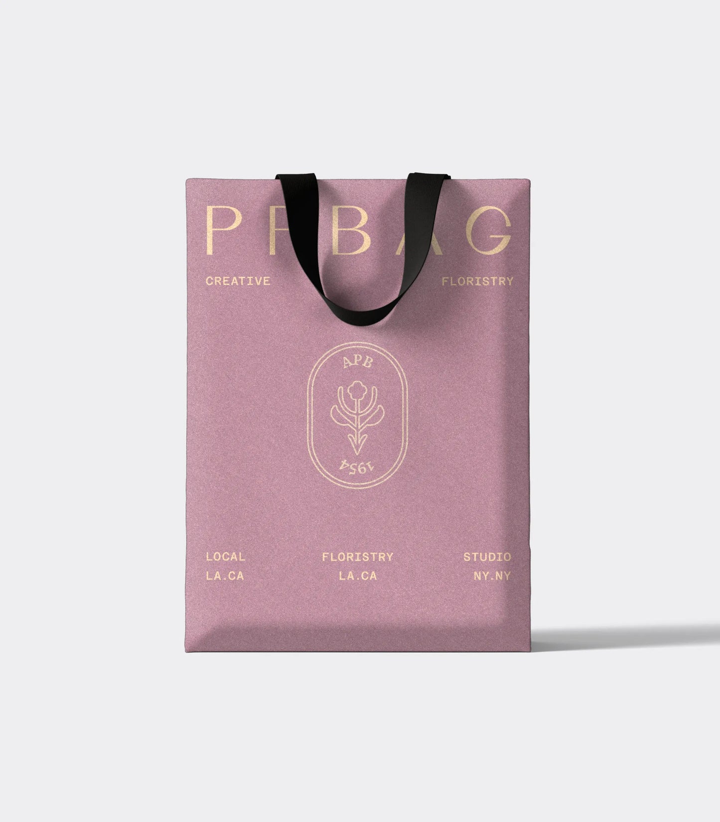Sophisticated Ribbon Handle Gift Bag