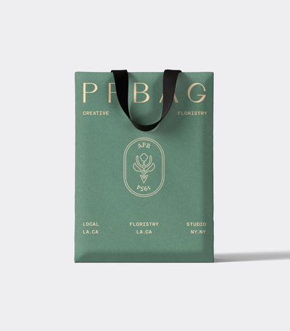 Sophisticated Ribbon Handle Gift Bag