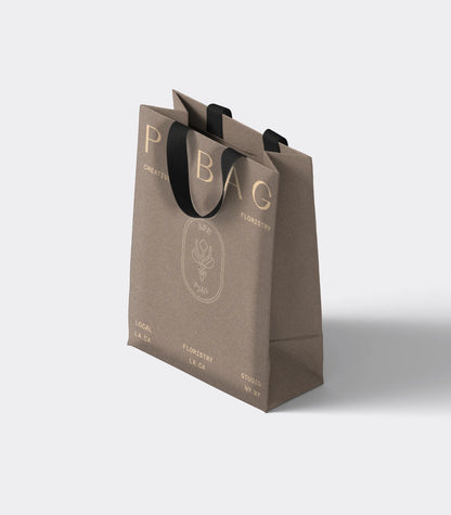 Premium Gift Bag with Ribbon Handles